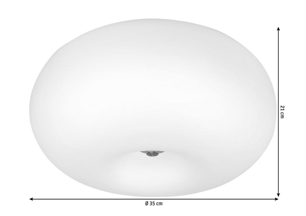 Deckenleuchte aus Glas in Weiß kaufen