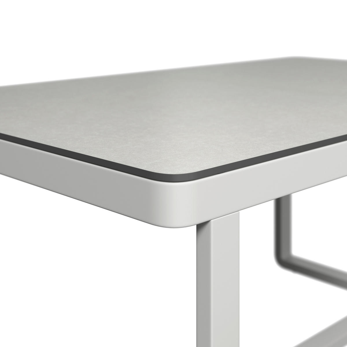 DINING-LOUNGESET 190/241 cm Aluminium  - Beige/Hellgrau, Design, Glas/Textil (190/241cm) - Amatio