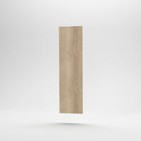 OLDALPANEL - tölgyfa színű, Basics, fa (58/215cm) - Carryhome