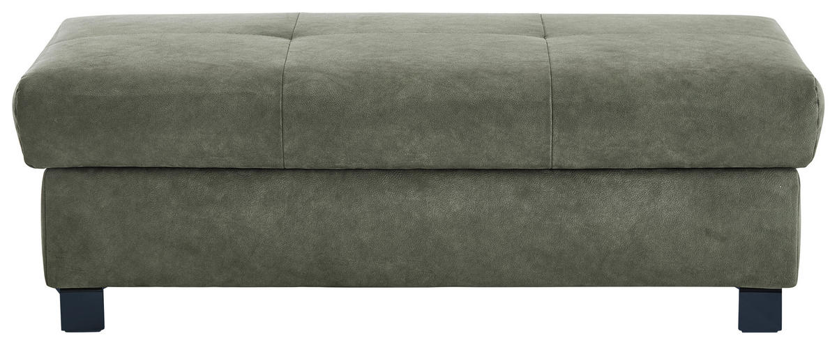 SCHLAFSOFA in Textil Dunkelgrün  - Dunkelgrün/Schwarz, Konventionell, Textil/Metall (232/77/116cm) - Dieter Knoll