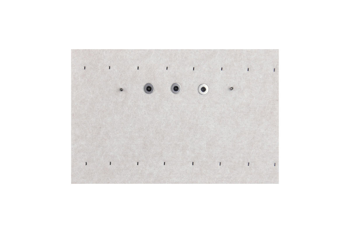 SCHLÜSSELBOARD furniert Sandfarben  - Sandfarben, MODERN, Holzwerkstoff/Textil (30,6/20/1,7cm)