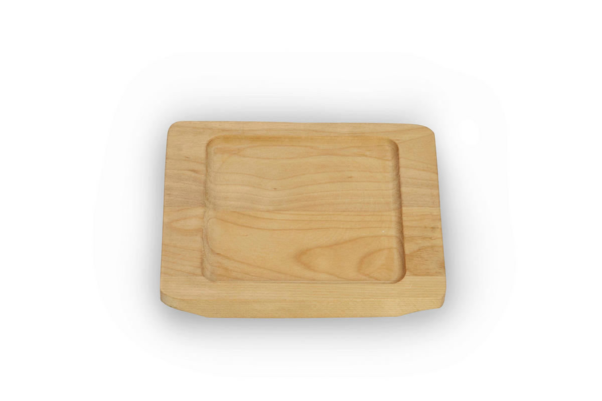 SERVÍROVACIA PANVICA  smalt   - hnedá/čierna, Basics, kov/drevo (18,5/3,5/12,5cm) - Echtwerk