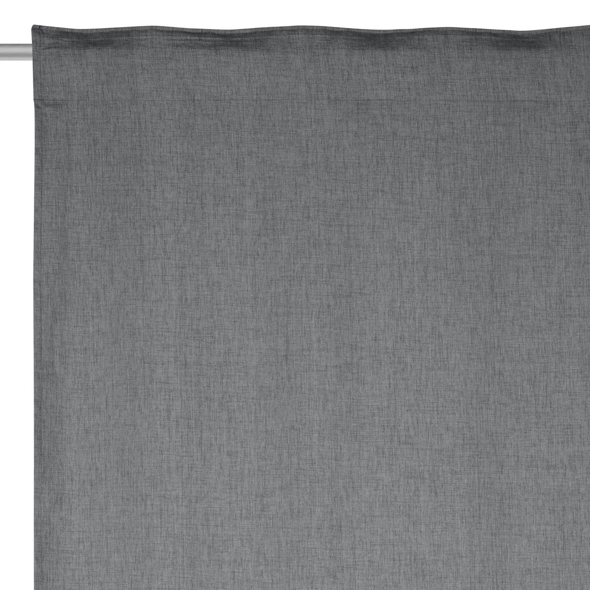 FERTIGVORHANG blickdicht  - Dunkelgrau, Design, Textil (130/300cm) - Esposa