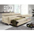 ECKSOFA Beige Lederlook - Beige/Silberfarben, Design, Textil (226/169cm) - Carryhome ECKSOFA Beige Lederlook - Beige/Silberfarben, Design, Textil (226/169cm) - Carryhome