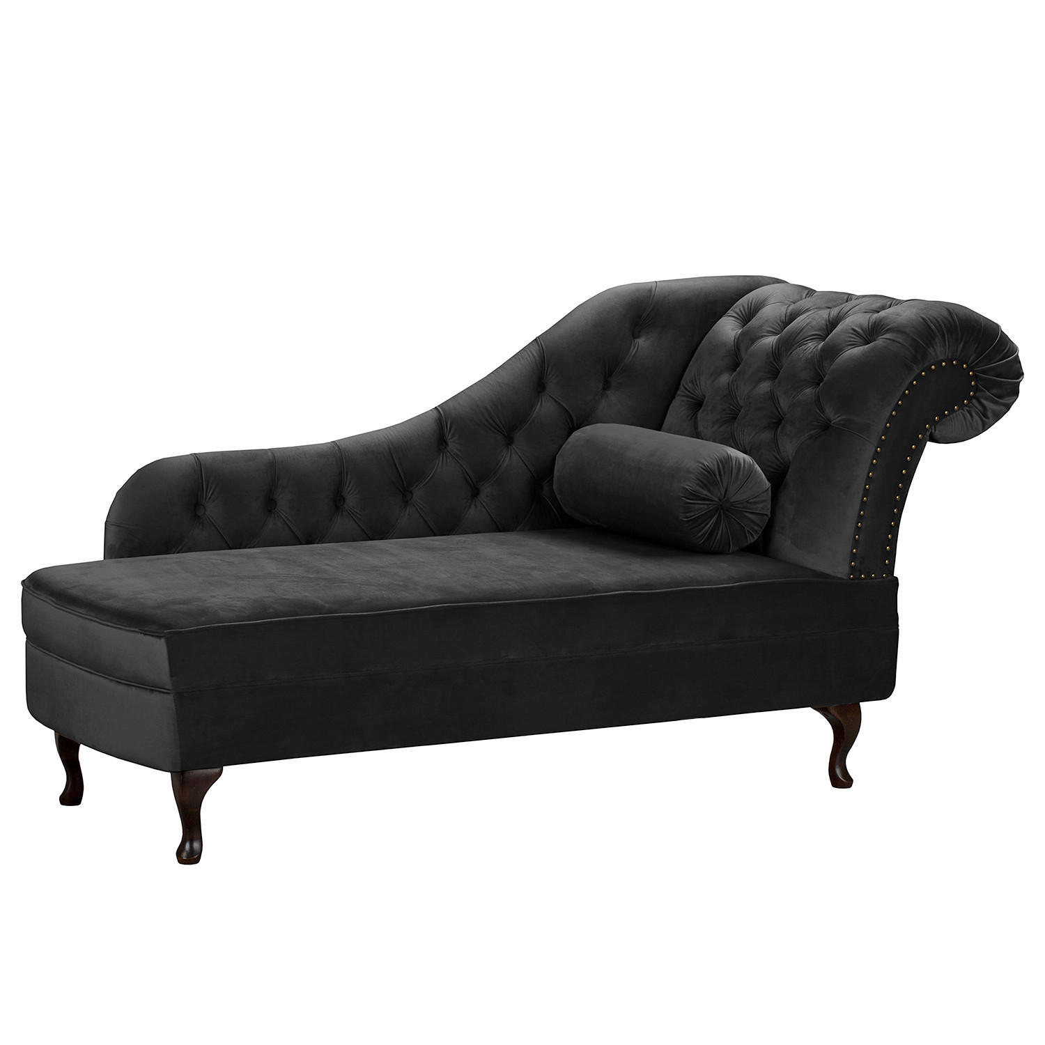 P & B Récamiere Pako Schwarz 185x93x75 cm