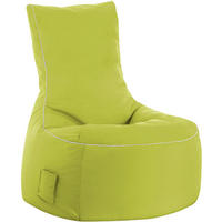 SITZSACK 300 l  - Weiß/Grün, Design, Textil (95/90/65cm)