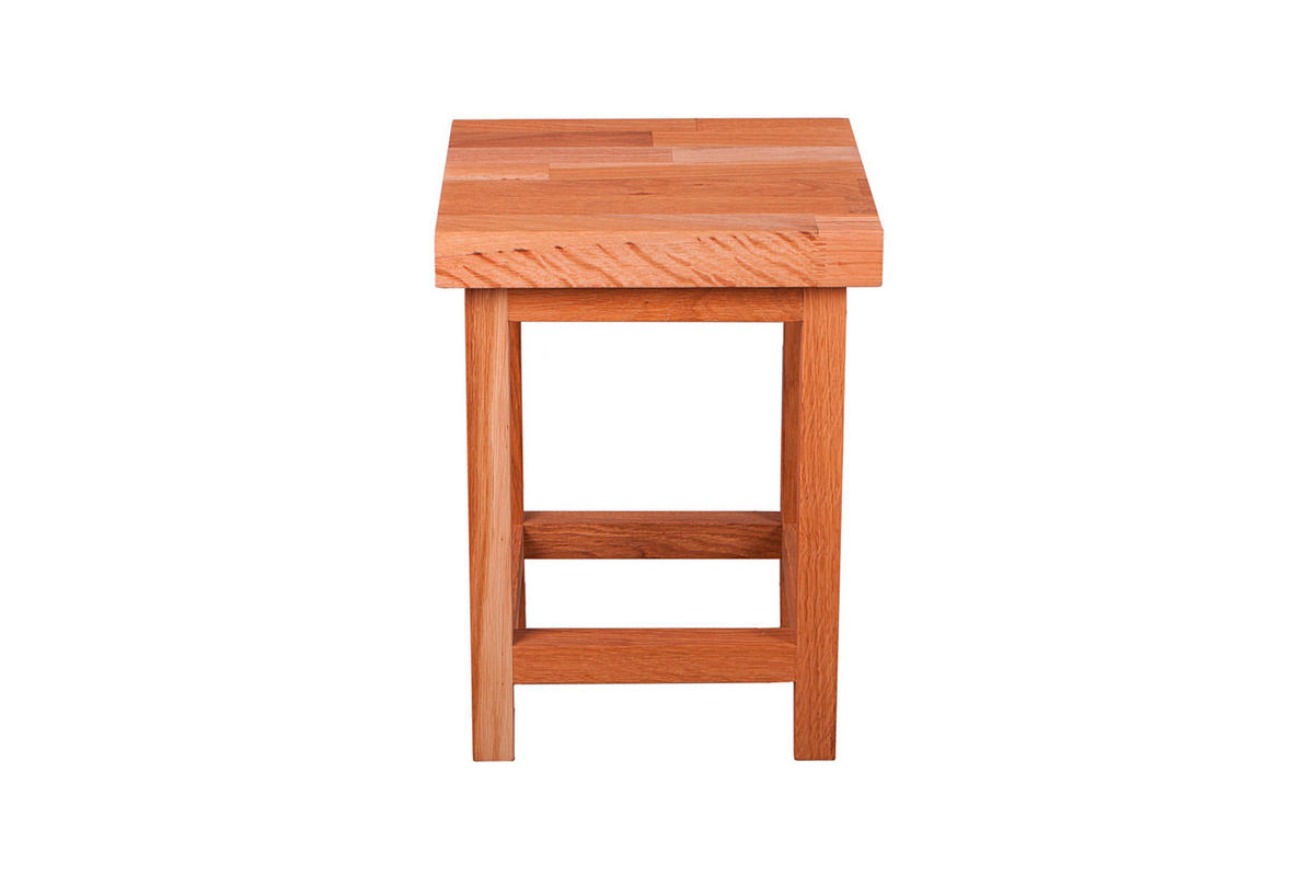Universalhocker Echtholz  - Eichefarben, Basics, Holz (30/40/30cm) - Gardenson
