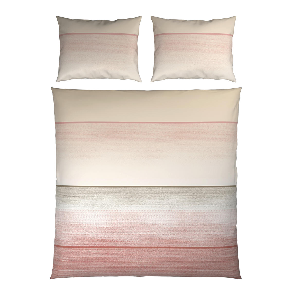 Lenjerie De Pat 220/200 cm  - roz deschis, Konventionell, textil (220/200cm) - Novel