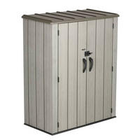 GERÄTESCHRANK 136/172/70 cm  - Naturfarben/Grau, Basics, Kunststoff (136/172/70cm)