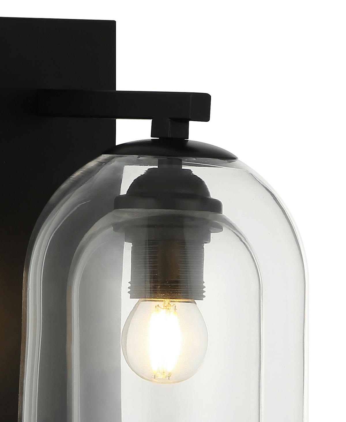 WANDLEUCHTE Elaris 31/15/19 cm  - Transparent, Design, Glas (31/15/19cm)