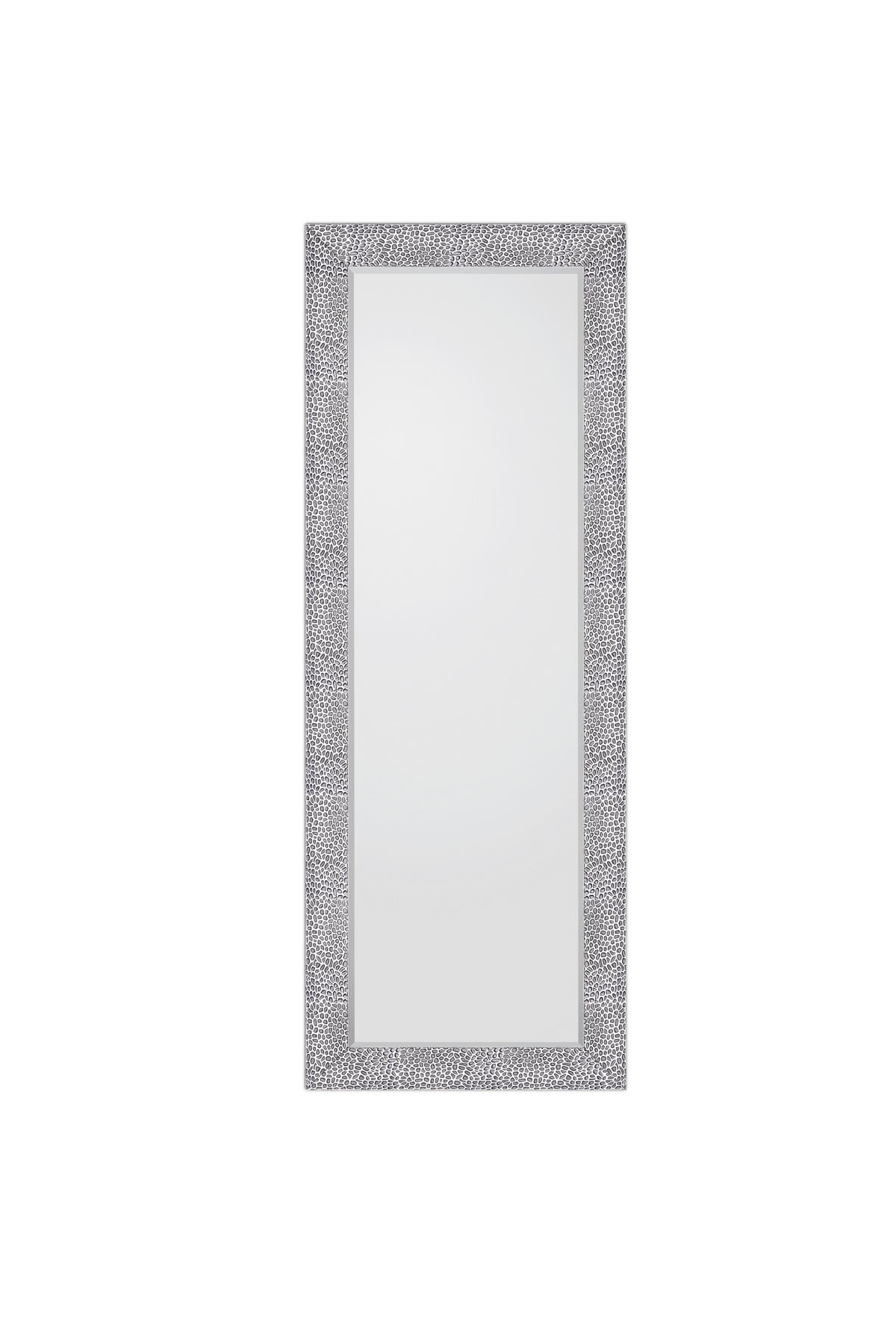 WANDSPIEGEL 50/150/3 cm    in rechteckig  - Silberfarben/Schwarz, MODERN, Glas/Kunststoff (50/150/3cm)