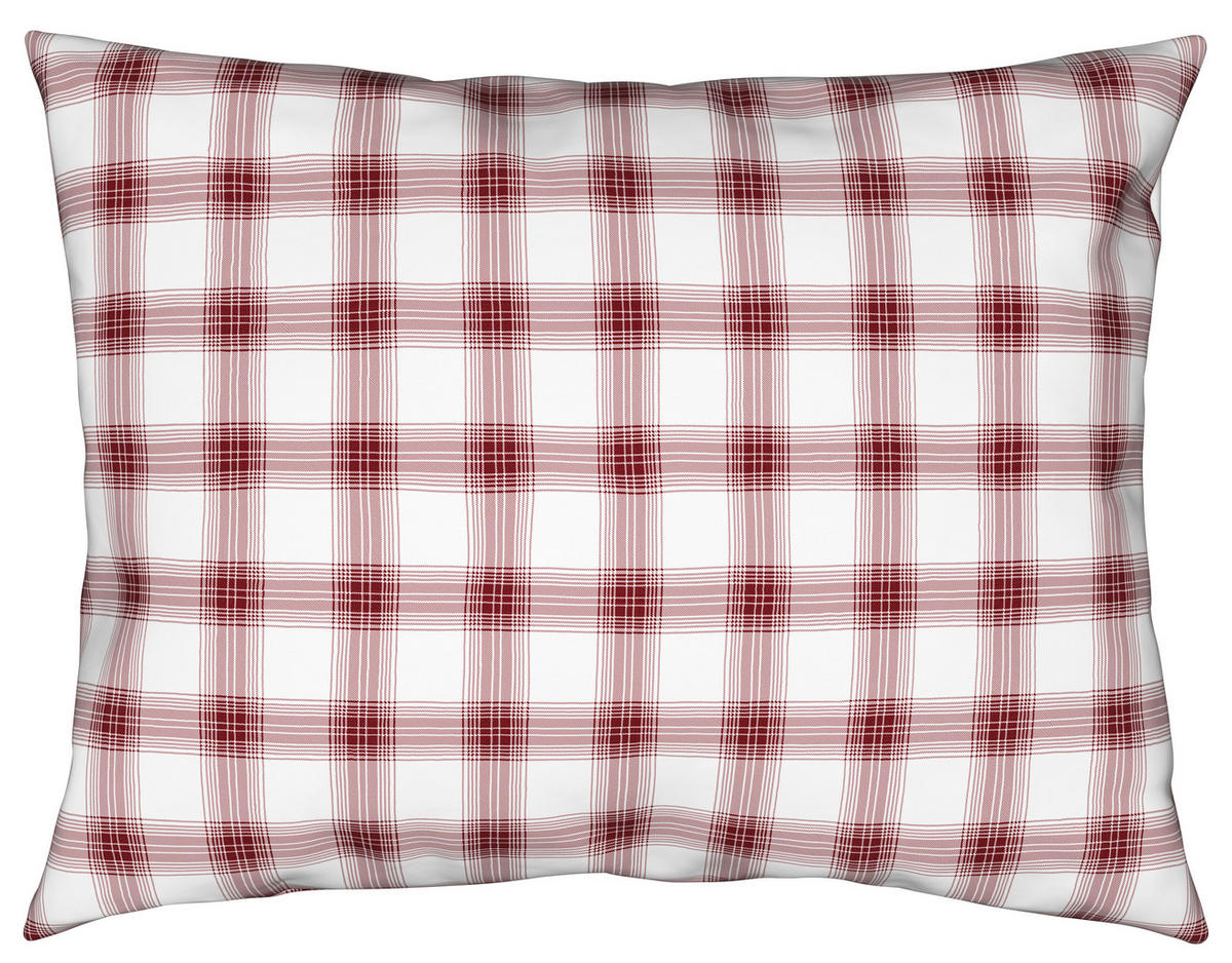 BETTWÄSCHESET 2-teilig TALVI Renforcé 160/210 cm  - Weiss/Rot, Konventionell, Textil (160/210cm) - Esposa
