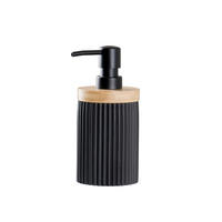 SEIFENSPENDER Holz, Kunststoff  - Schwarz, Basics, Holz/Kunststoff (8/17,2/8cm) - Sadena
