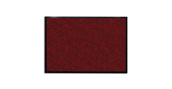 SCHMUTZFANGMATTE  90/120 cm  Rot  - Rot, KONVENTIONELL, Kunststoff (90/120cm) - Esposa