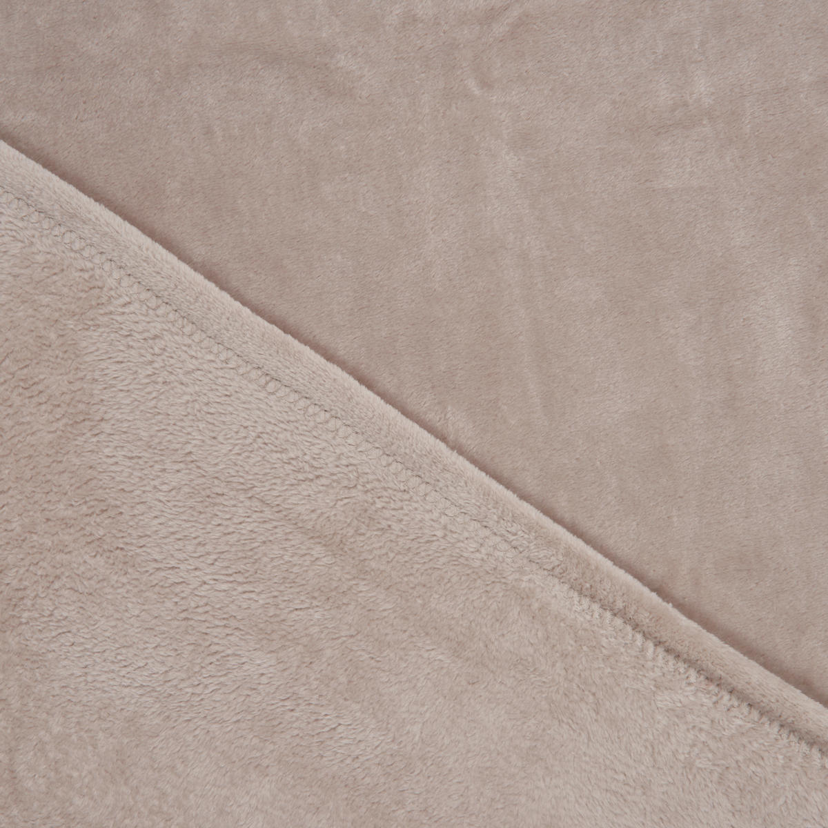 WOHNDECKE LUNA 140/190 cm  - Taupe, KONVENTIONELL, Textil (140/190cm) - Novel