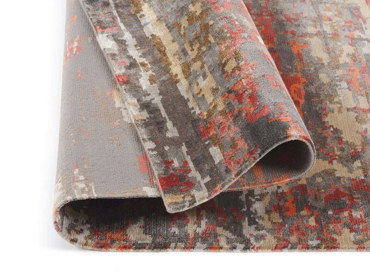 ORIENTTEPPICH 140/200 cm Angeles Pilano Grau, Orange, Beige  - Beige/Orange, Design, Textil (140/200cm) - Musterring