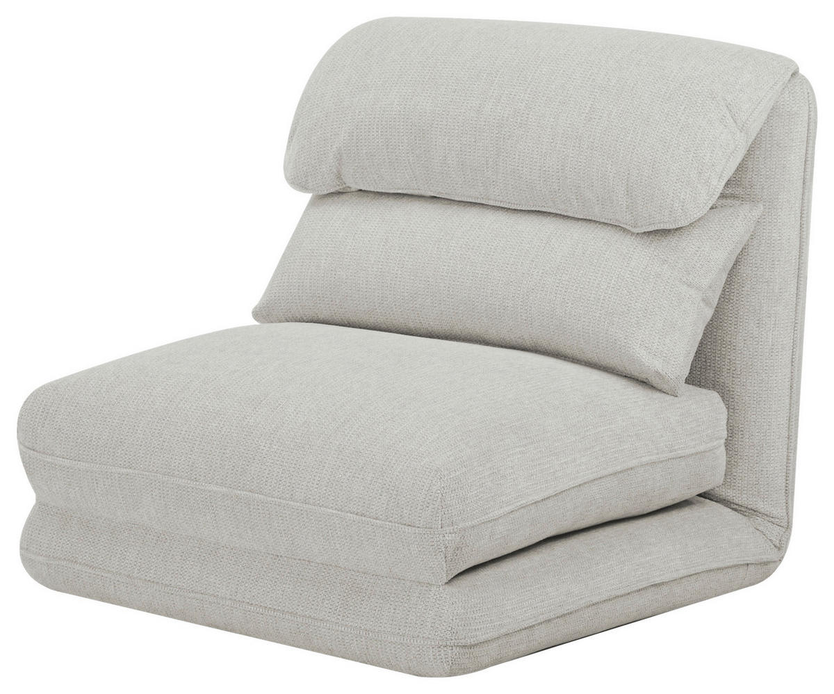 SCHLAFSESSEL in Cord Beige  - Beige, Design, Textil/Metall (78/72/85cm) - Livetastic