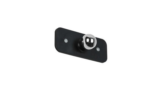AKKU-WANDLEUCHTE - Schwarz, Basics, Kunststoff/Metall (9,2/8/4,5cm) - Novel