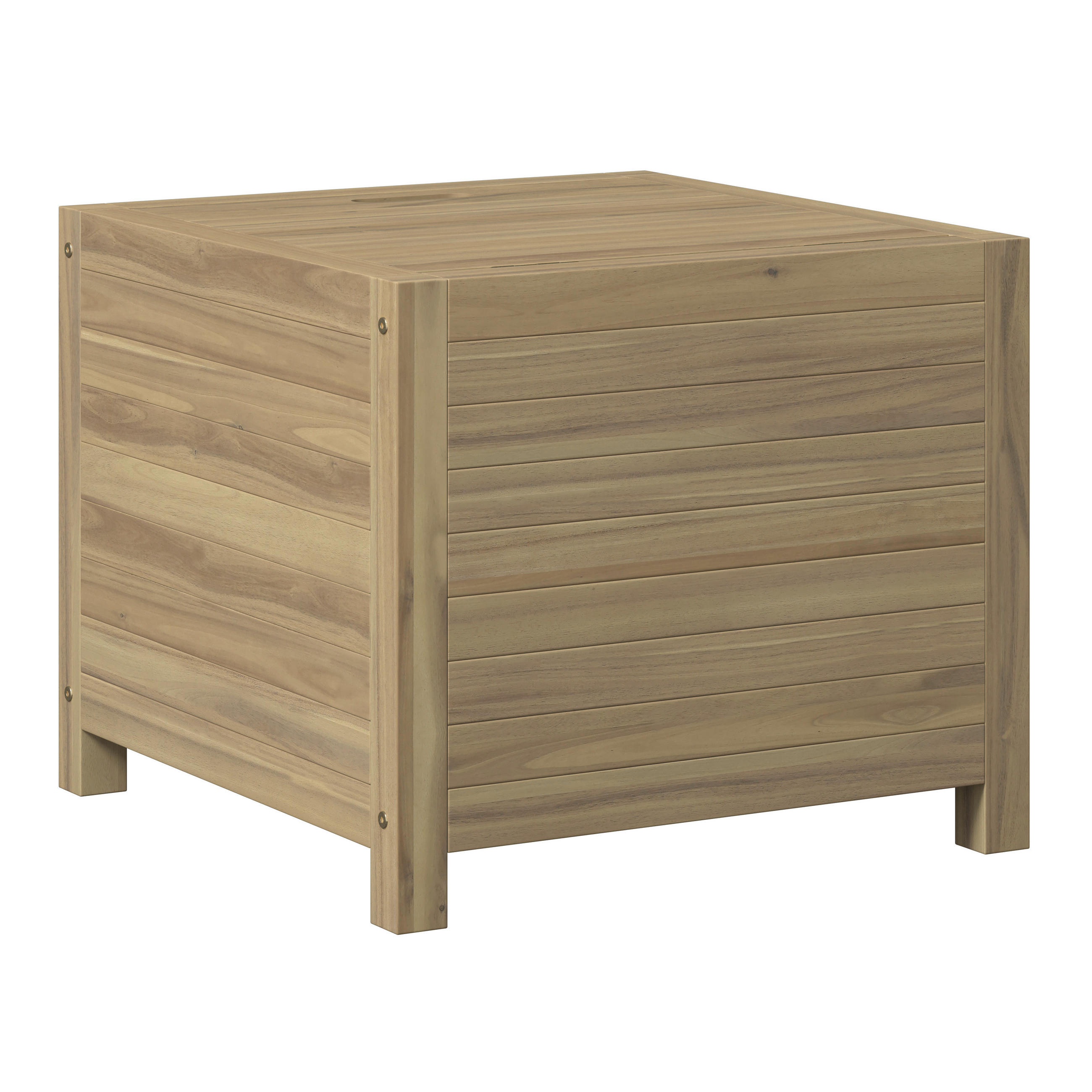 GARTENHOCKER in  - Akaziefarben, ROMANTIK / LANDHAUS, Holz (55/45/55cm) - Ambia Garden