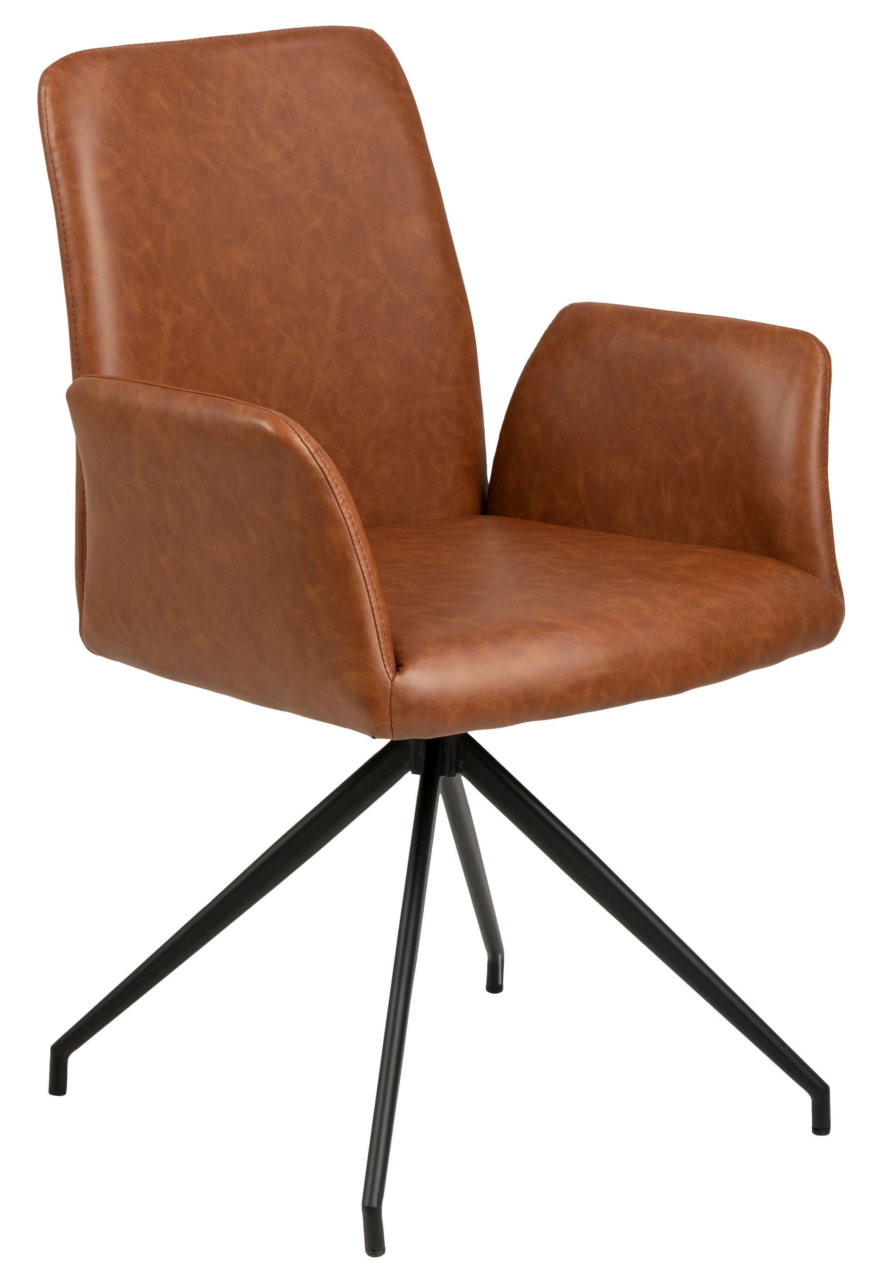 Carryhome Armlehnstuhl Cognac 59x88x59 cm