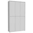 SCHUHSCHRANK 110/192/35 cm  - Grau, Basics, Holzwerkstoff/Kunststoff (110/192/35cm) - Xora