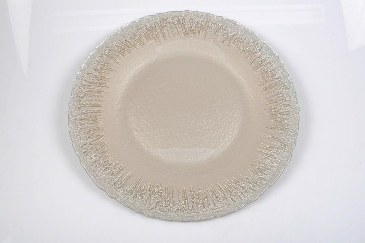 PLATZTELLER  - Braun, Trend, Glas (33qm) - Novel