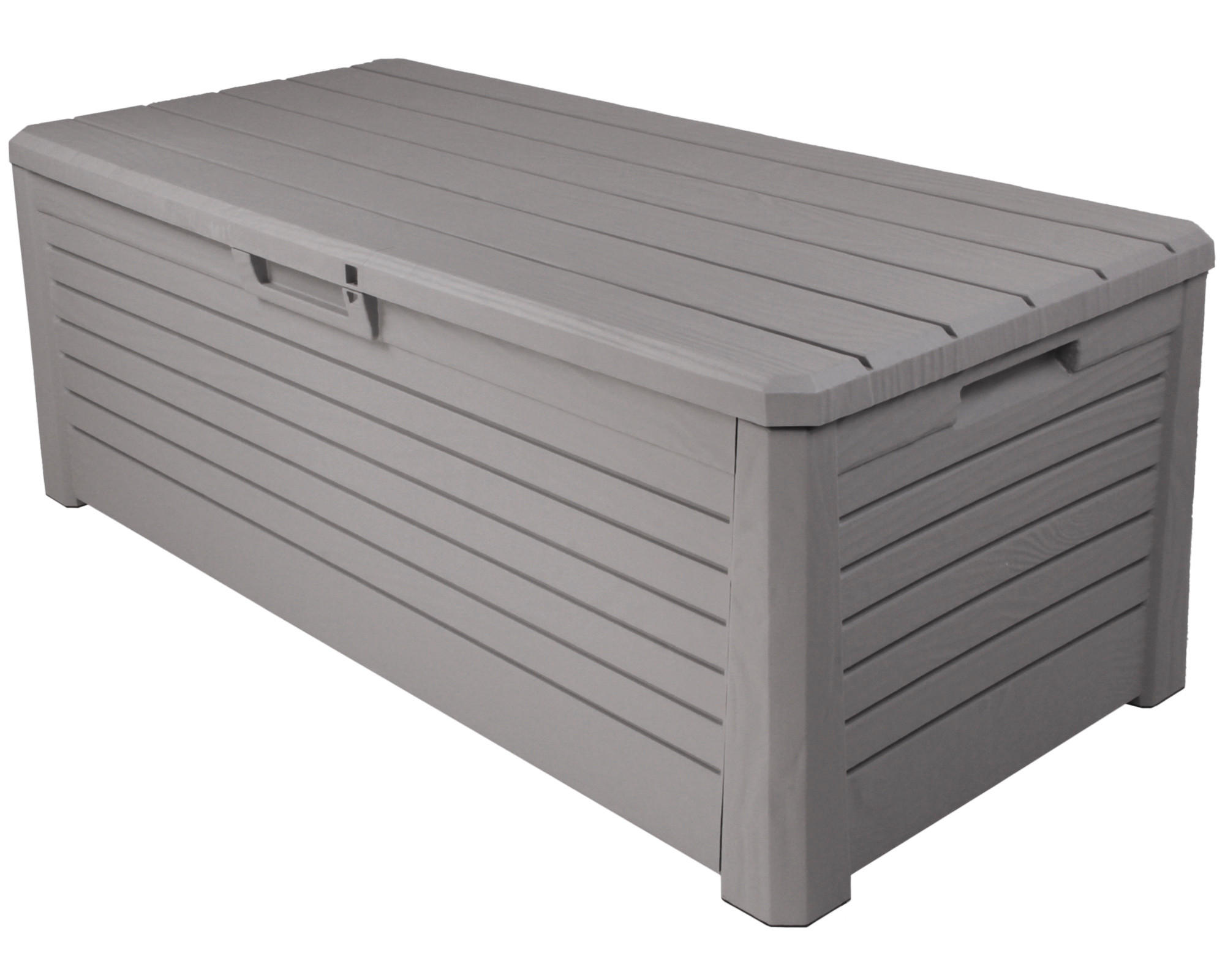 KISSENBOX 141/63/71 cm  - Grau, Basics, Kunststoff (141/63/71cm) - Ambia Garden