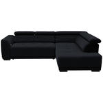 ECKSOFA in Chenille Anthrazit  284/205 cm  - Anthrazit/Schwarz, Design, Kunststoff/Textil (284/205cm) - Xora