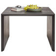 COUCHTISCH in Holz 65/65/46 cm  - Eiche dunkel/Schwarz, Natur, Holz (65/65/46cm) - Valnatura