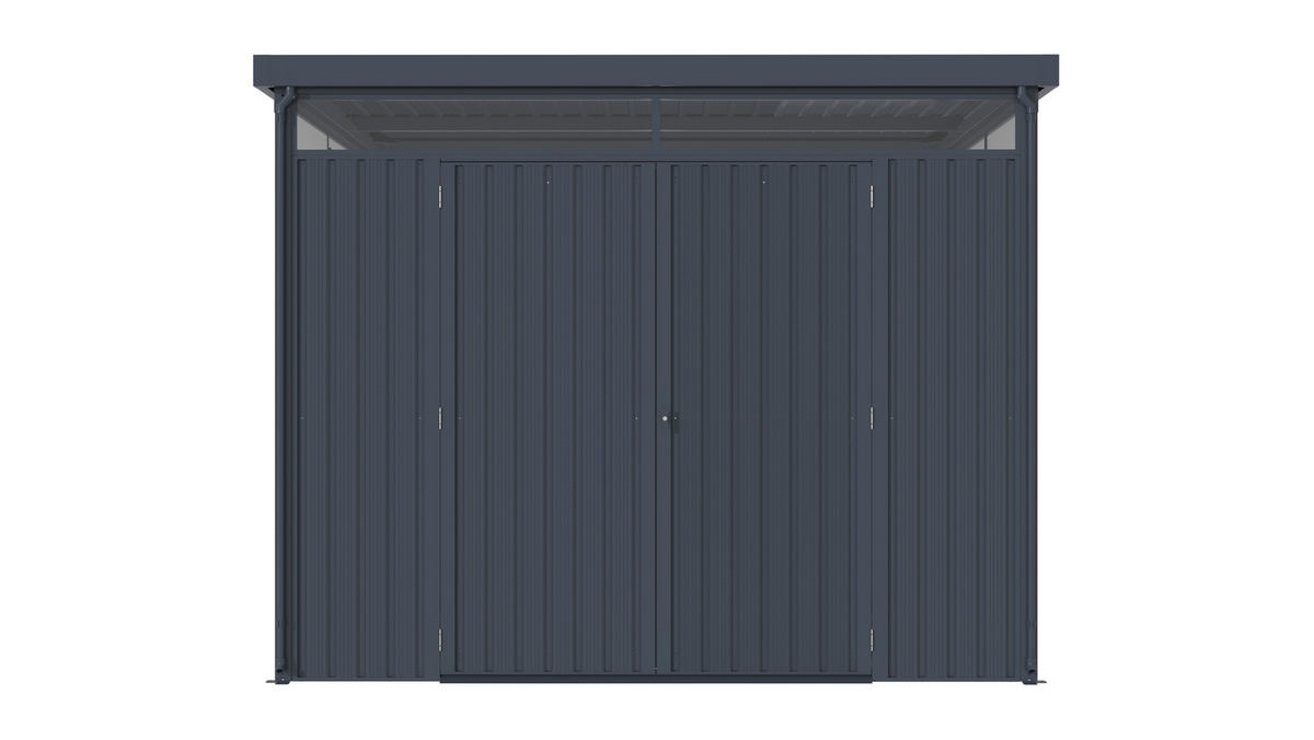 GERÄTEHAUS 276/226/245 cm  - Anthrazit, Basics, Metall (276/226/245cm)