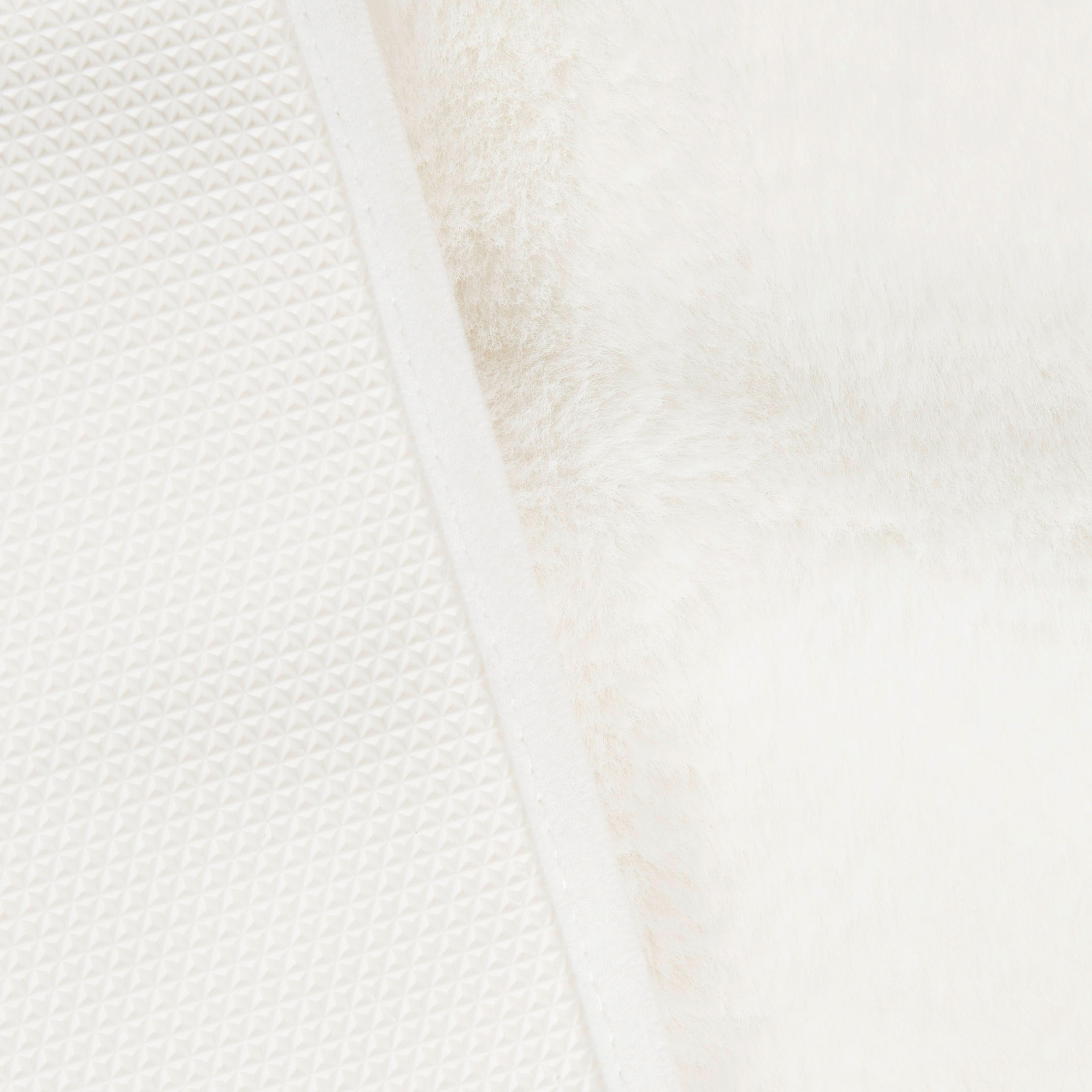 BADEMATTE  60/60 cm  Weiß   - Weiß, Basics, Kunststoff/Textil (60/60cm) - Esposa