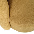 COCKTAILSESSEL Chenille Senfgelb    - Senfgelb/Schwarz, LIFESTYLE, Textil/Metall (101/79/96cm) - Xora