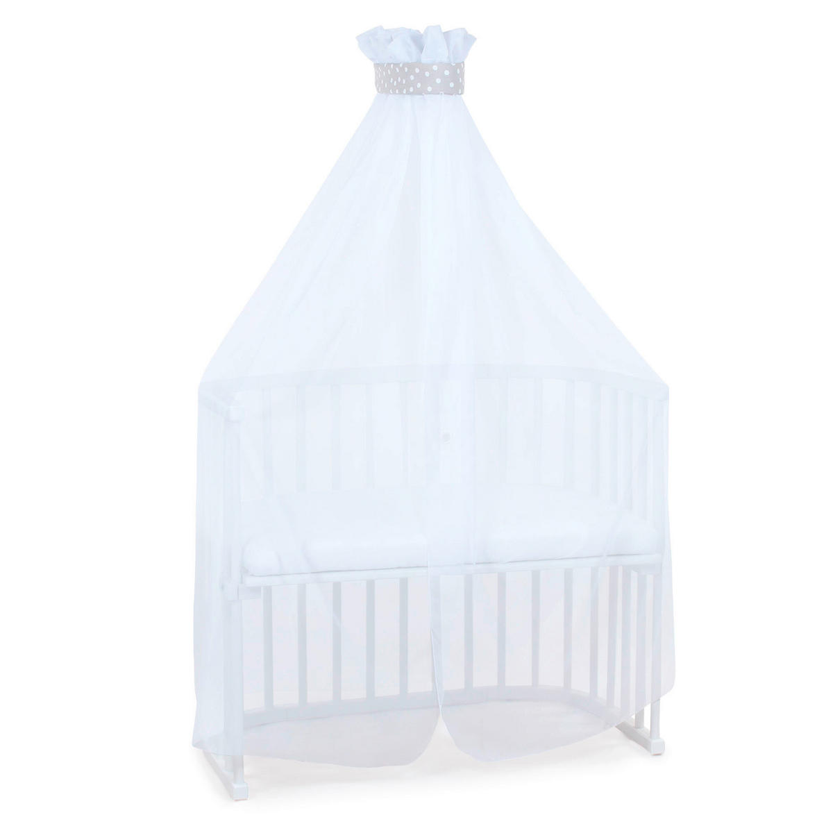 MÜCKENNETZ - Hellgrau, Basics, Textil (310/160/0,1cm) - Babybay
