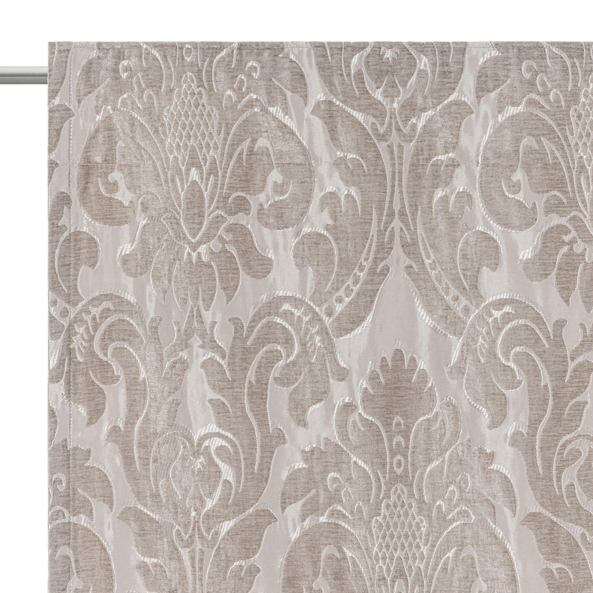HOTOVÝ ZÁVĚS, neprůsvitné, 140/260 cm - hedvábně šedá, Trend, textil (140/260cm) - Dieter Knoll