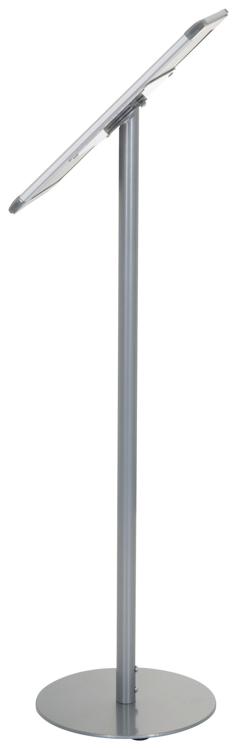 PLAKATSTÄNDER Metall Silberfarben  - Silberfarben, Basics, Metall (24/89,5/26cm) - MID.YOU