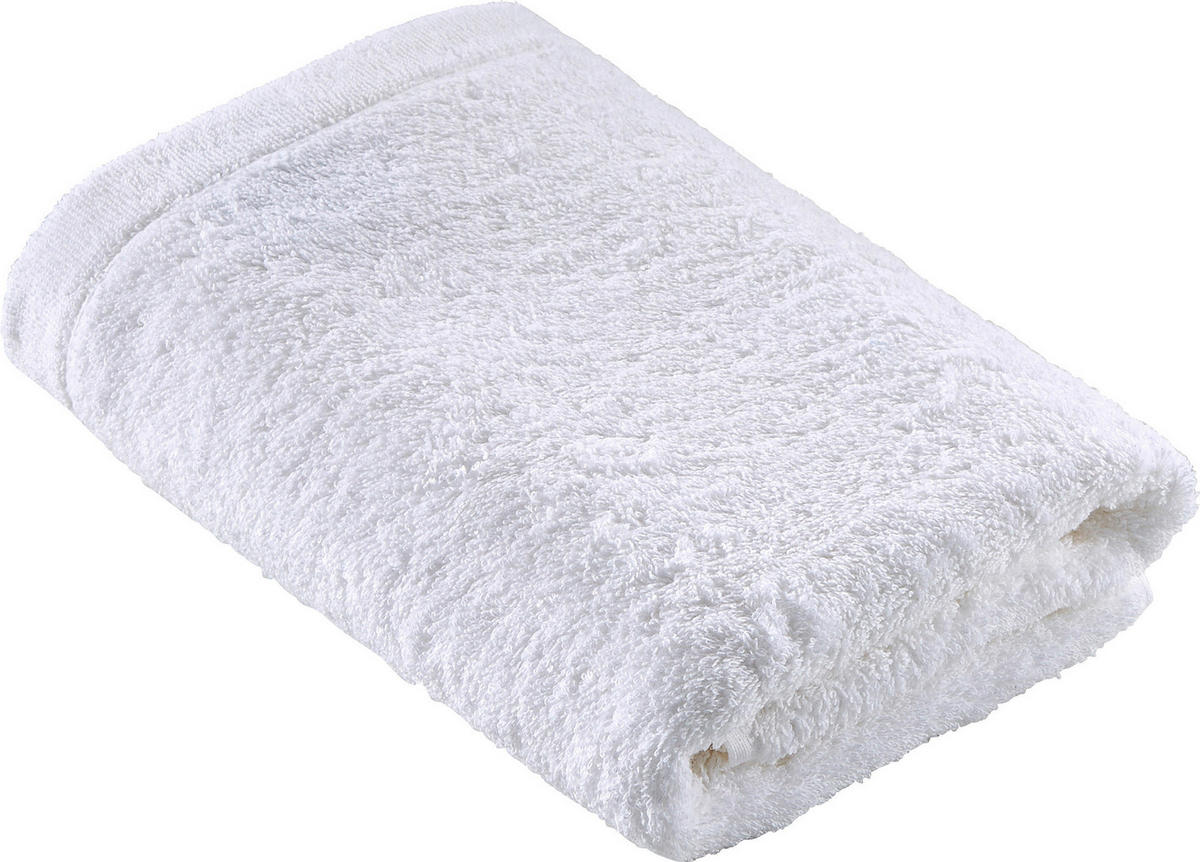 HANDTUCH Lifestyle Uni Weiß  - Weiß, Basics, Textil (50/100cm) - Cawoe