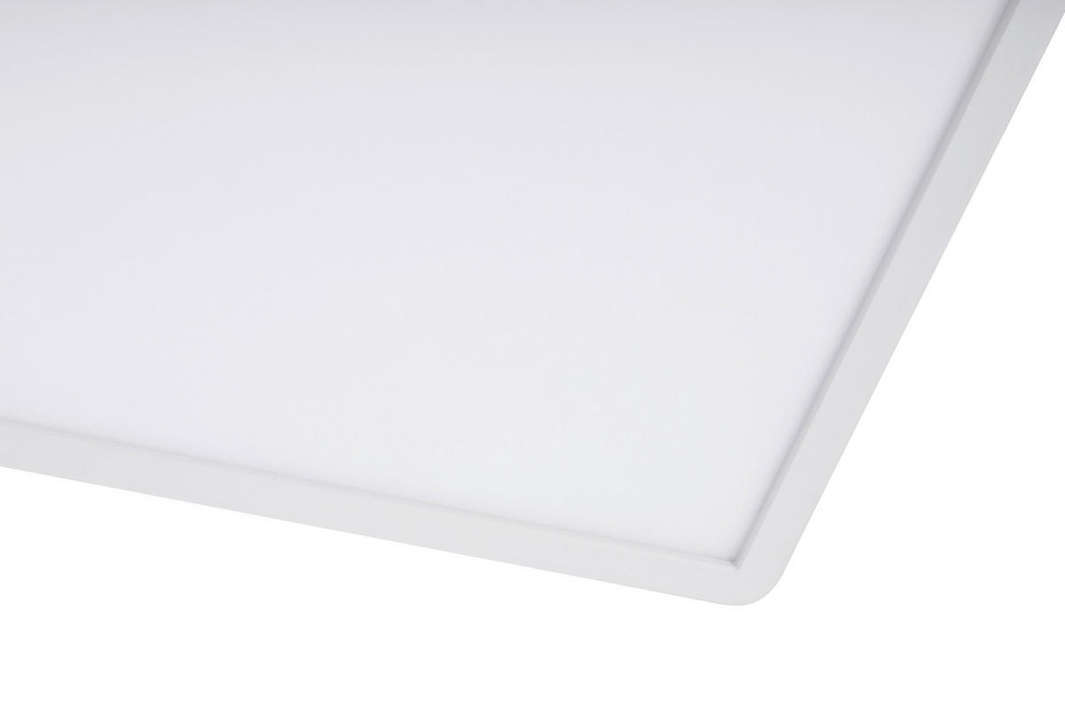STROPNÍ LED SVÍTIDLO, 42/42/2,9 cm - bílá, Basics, plast (42/42/2,9cm) - Novel