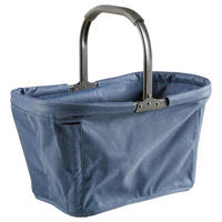 EINKAUFSKORB 30 L  - Dunkelblau, KONVENTIONELL, Kunststoff/Textil (50cm) - Novel