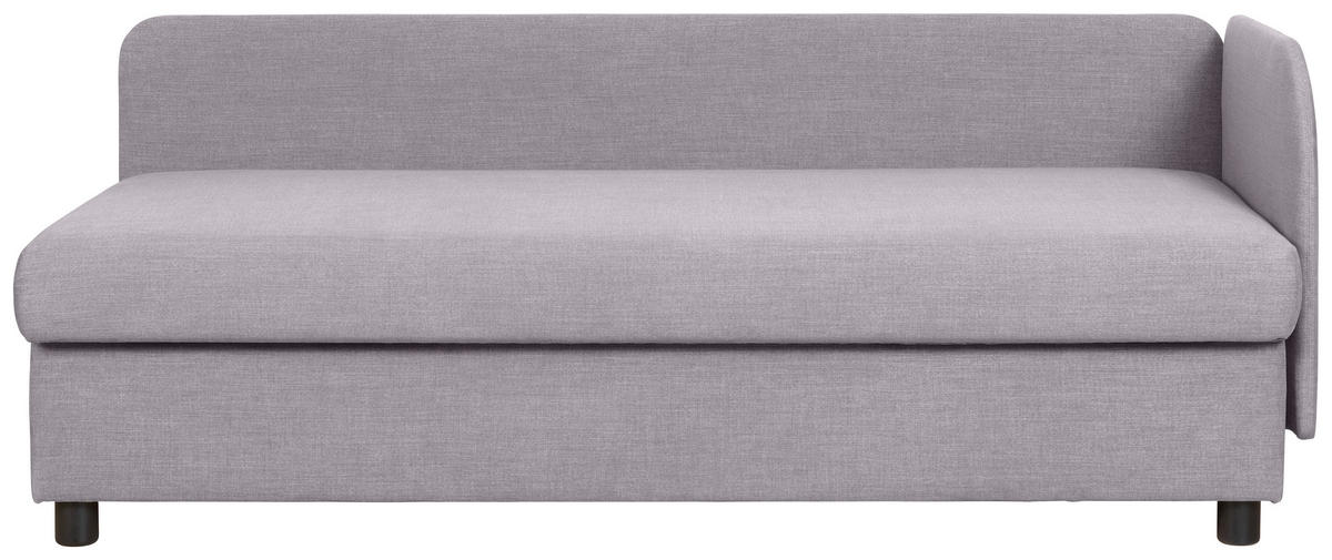 LIEGE in Grau  - Wengefarben/Grau, MODERN, Holz/Textil (206/80/94cm) - Joka