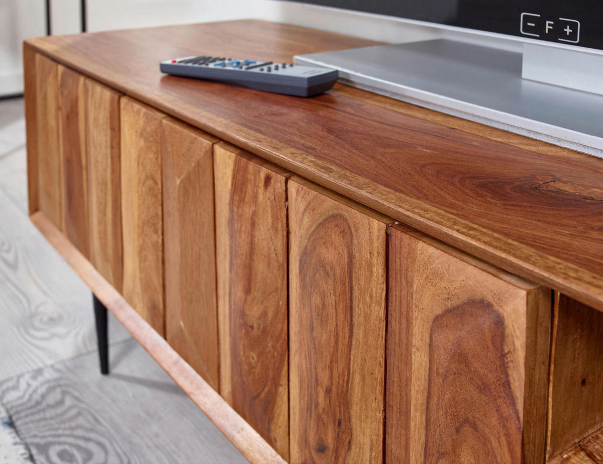 LOWBOARD  in 123/42/35 cm  - Sheeshamfarben, MODERN, Holz (123/42/35cm) - MID.YOU