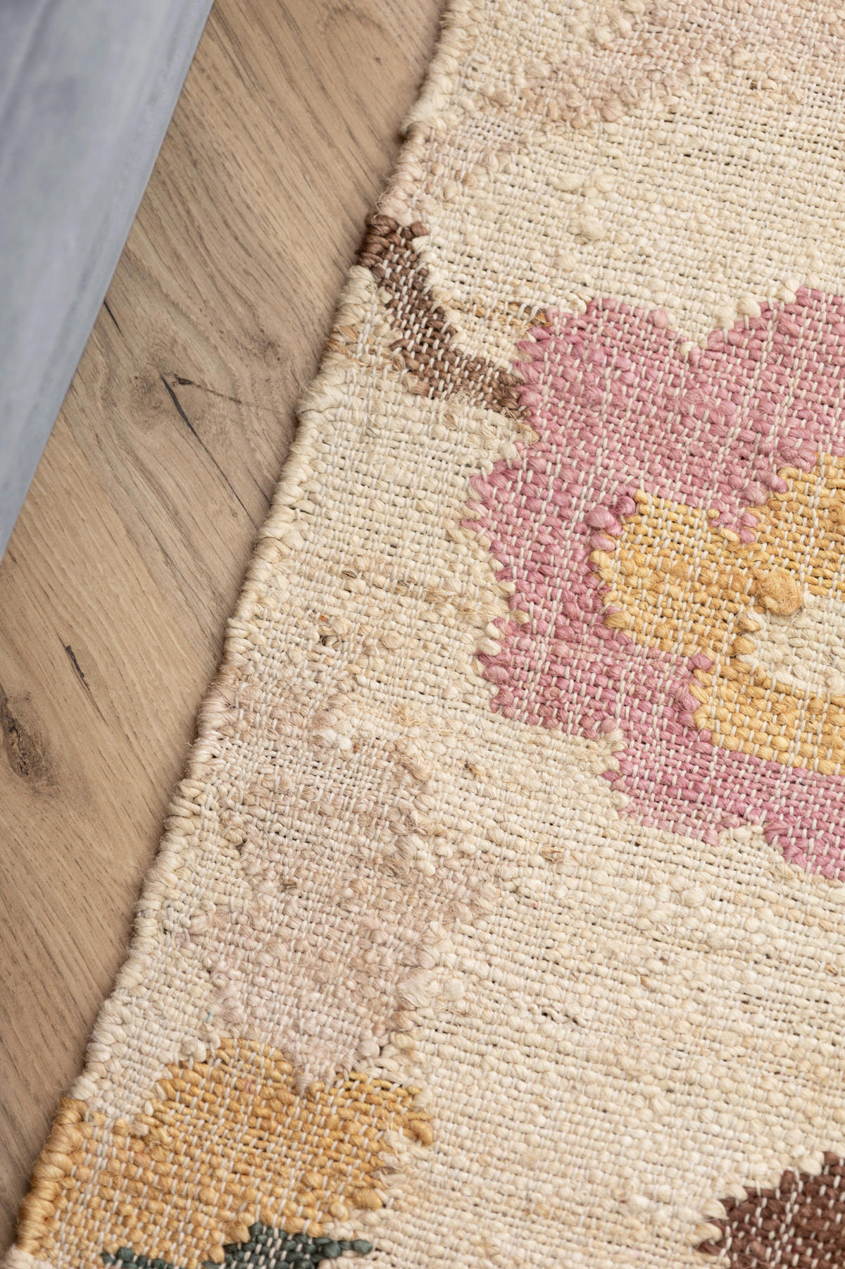 HANDWEBTEPPICH 200/300 cm Roya Creme, Multicolor rechteckig  - Multicolor/Creme, Basics, Textil (200/300cm) - Elle Decoration