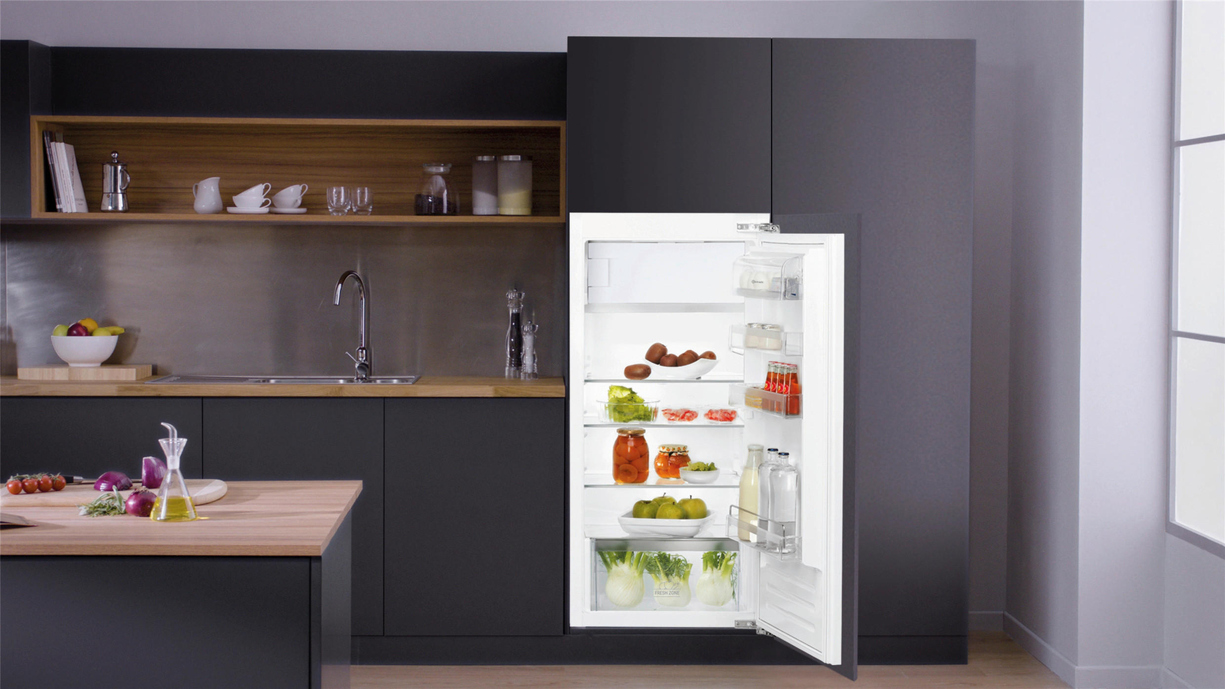 KÜHLSCHRANK 54/122/54,5 cm KSI 12GS2  - Weiß, Basics, Metall (54/122/54,5cm) - Bauknecht