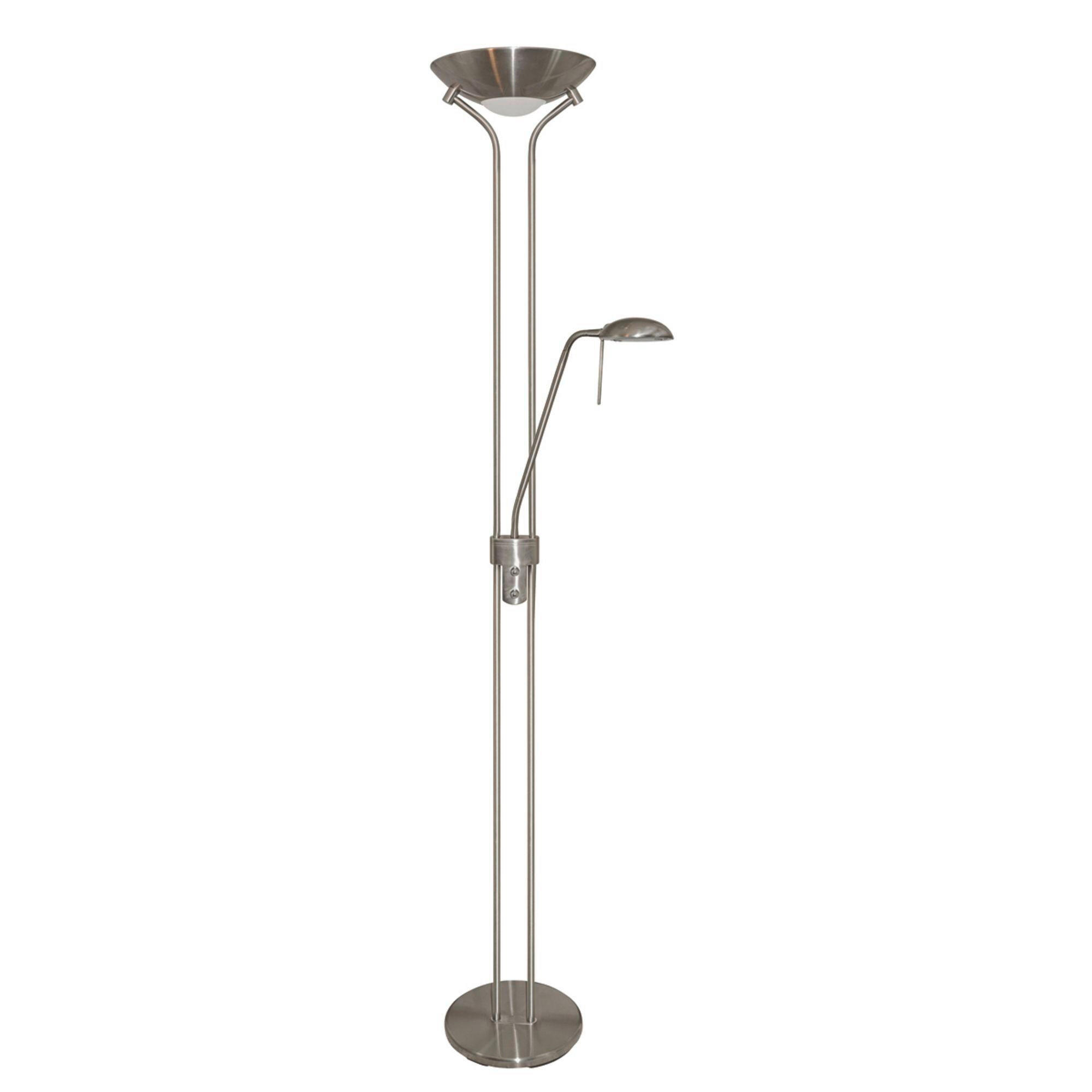 LED-GOLVLAMPA Mother & Child 25.4/180 cm    - silver, Basics, metall/glas (25.4/180cm)