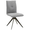STUHL  in Stahl Flachgewebe Metall, Textil  - Schwarz/Grau, Design, Textil/Metall (46/91/62cm) - Dieter Knoll
