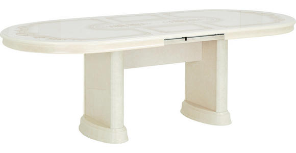 ESSTISCH in Kunststoff, Holzwerkstoff - Beige, LIFESTYLE, Holzwerkstoff/Kunststoff (182(232)/104/76cm) - Cantus