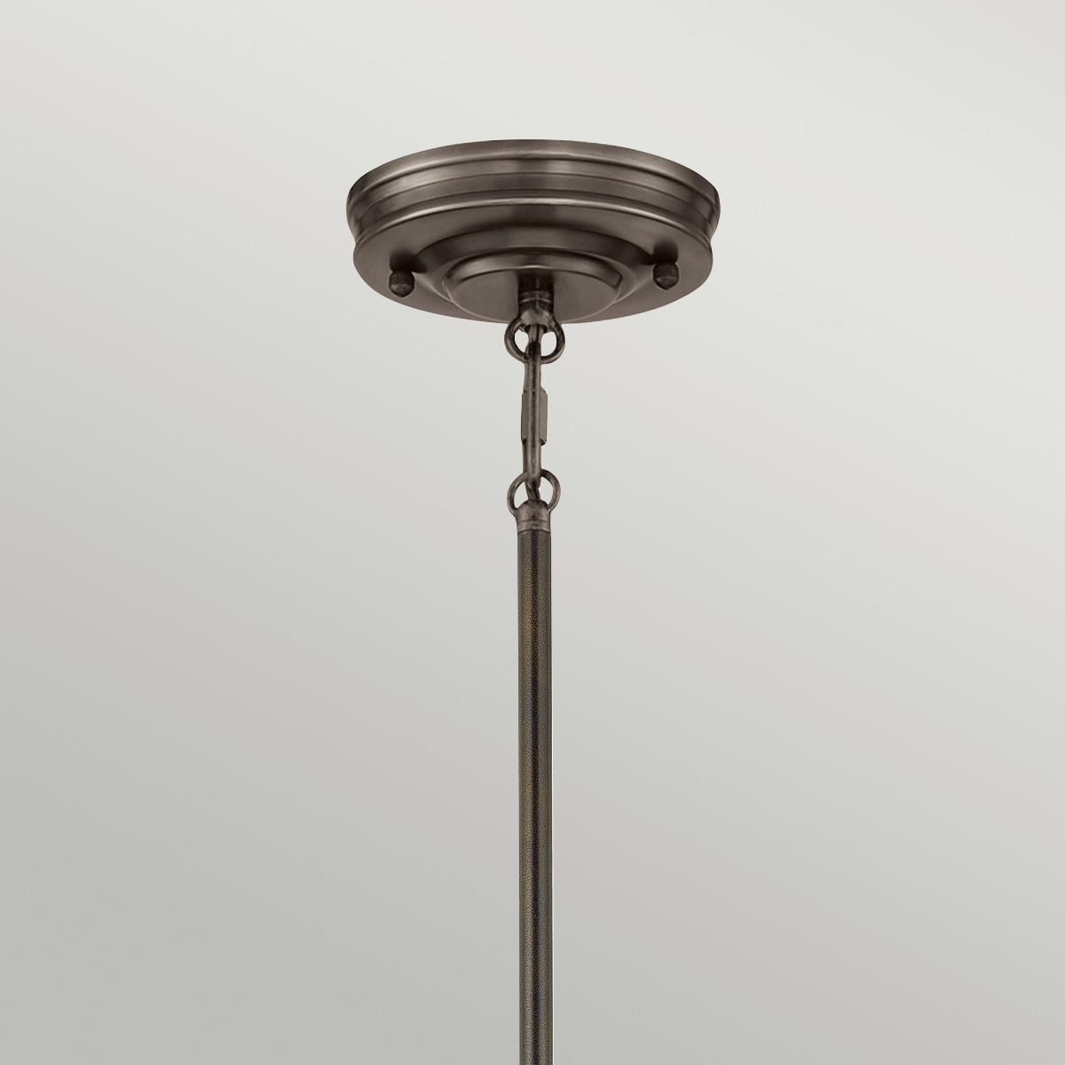 HÄNGELEUCHTE Elstead Emery 20.3/31.4 cm   - Bronzefarben, Design, Glas/Metall (20.3/31.4cm) - Elstead Lighting