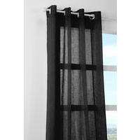 GOTOVA ZAVESA crna - crna, Osnovno, tekstil (140/260cm)