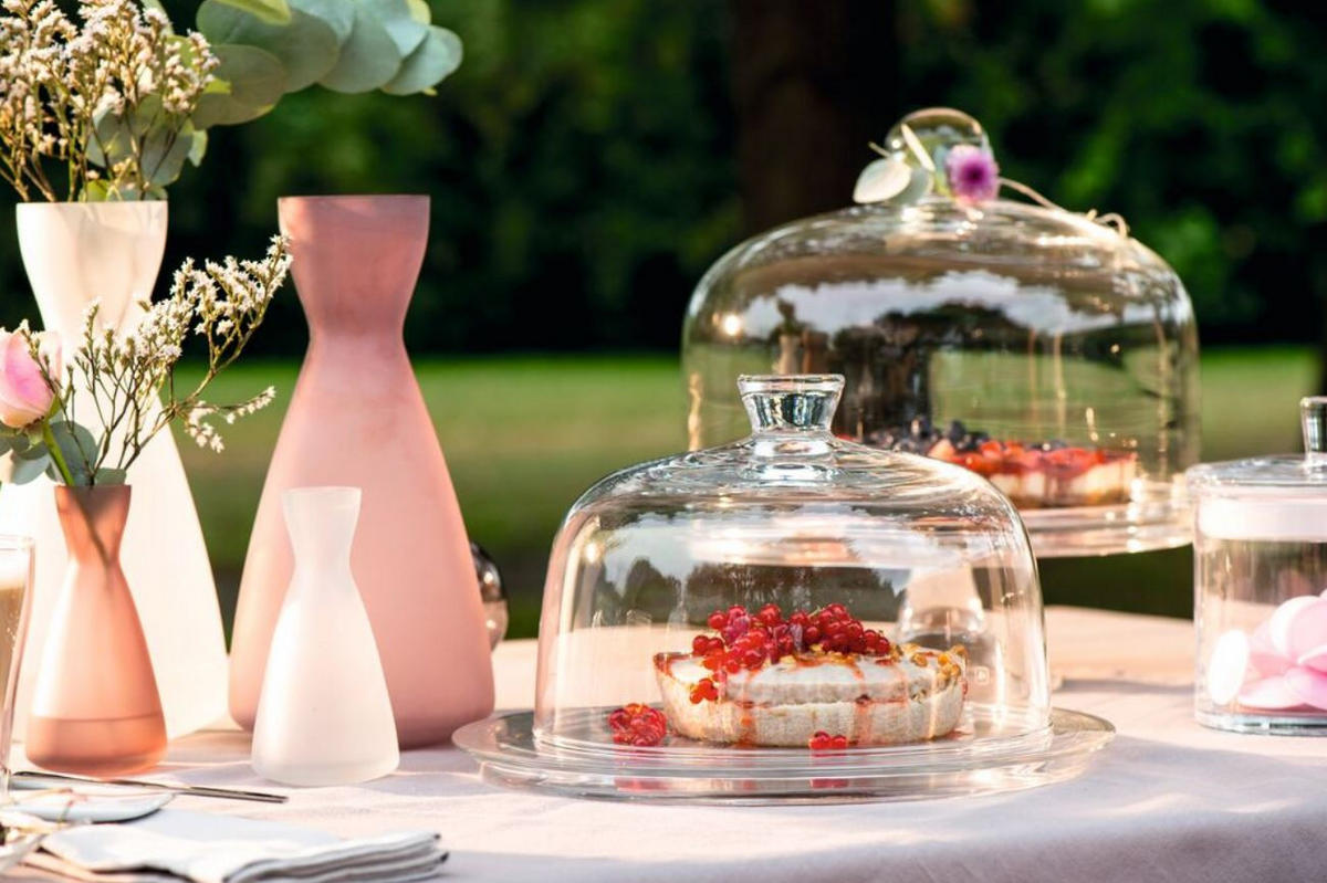 SPEISEHAUBE 29/22 cm   - Klar, Basics, Glas (29/22cm) - Leonardo