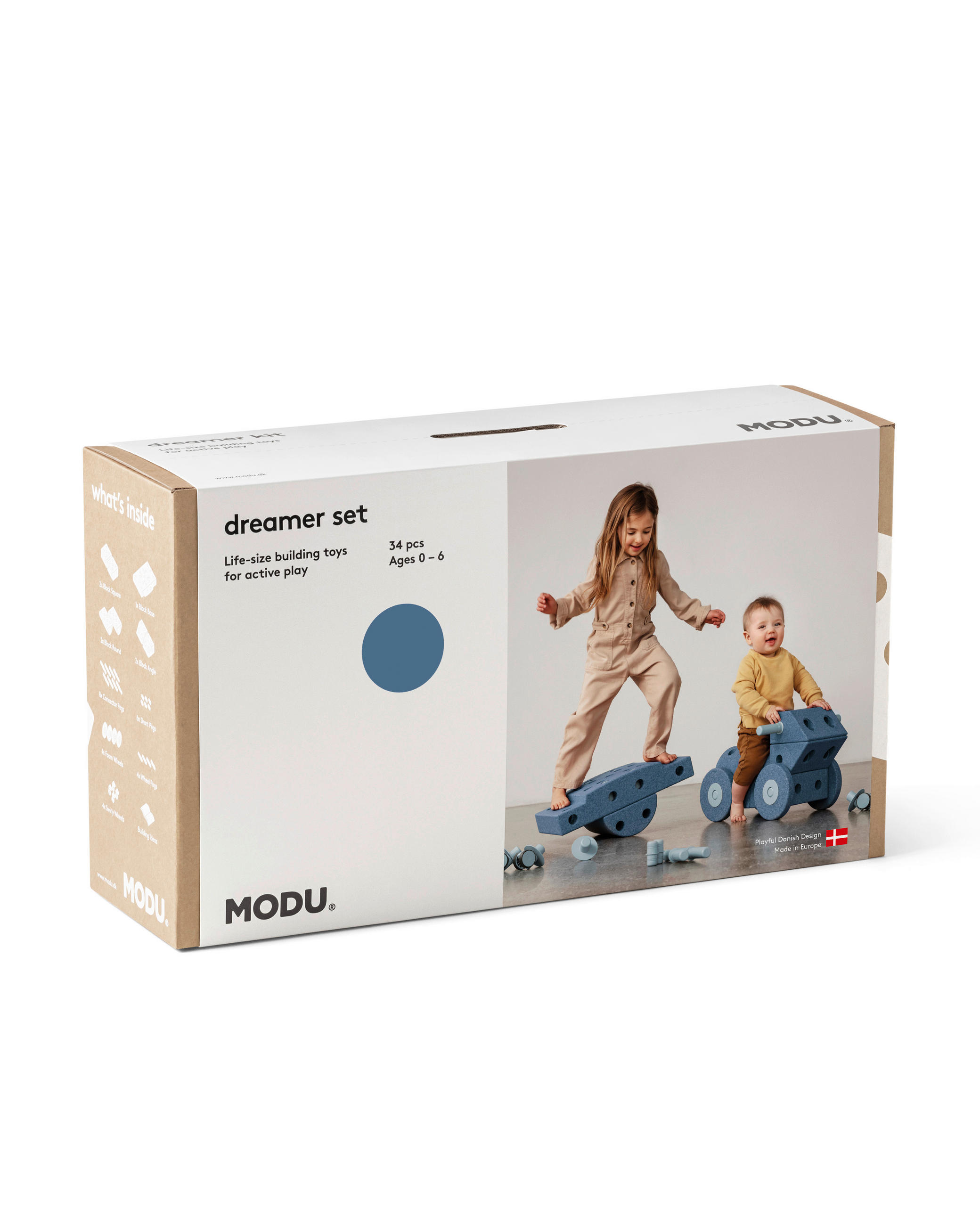 KONSTRUKCIONA IGRAČKA - tamnoplava/svetloplava, Osnovno, plastika (21/41/71cm) - MODU