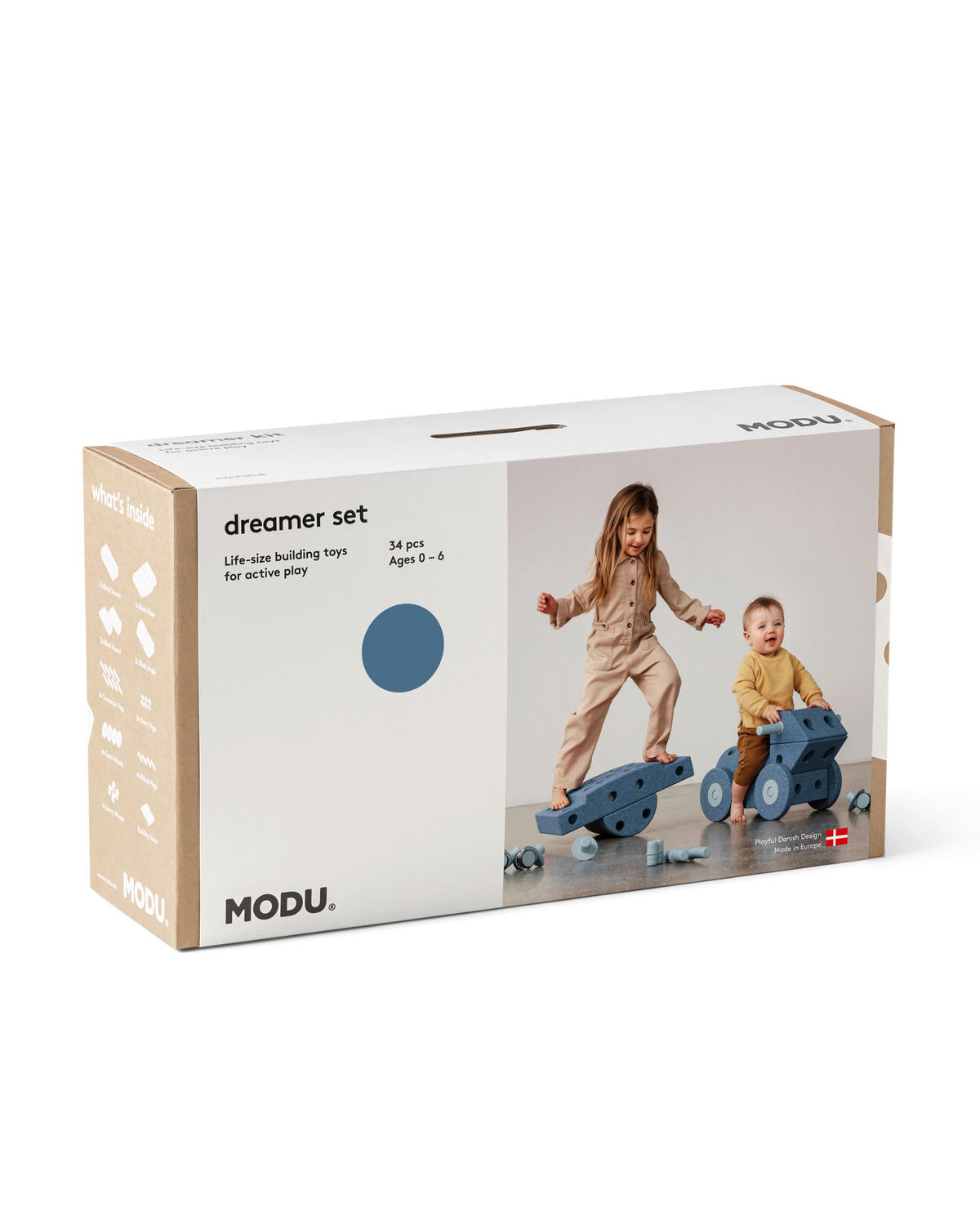 KONSTRUKCIONA IGRAČKA - tamnoplava/svetloplava, Osnovno, plastika (21/41/71cm) - MODU